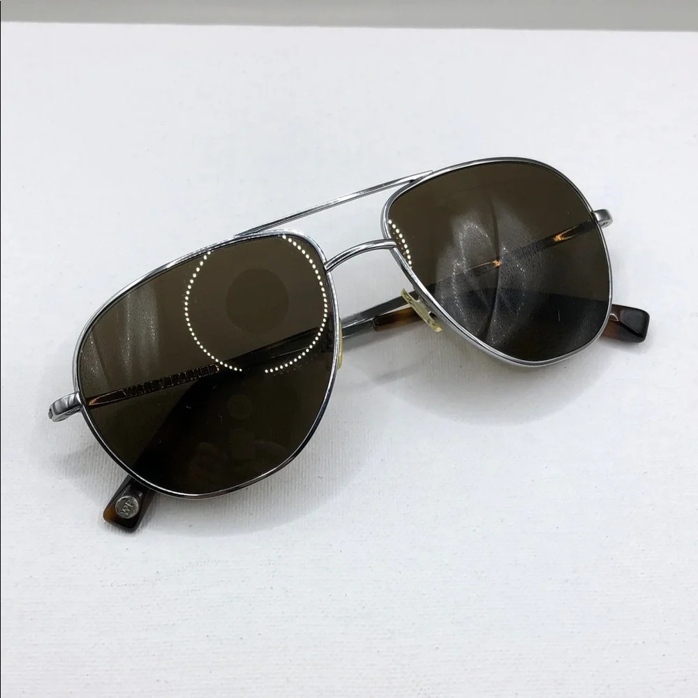 Warby Parker Halford 2150 58-15-145 double bridge aviator sunglasses UNISEX
